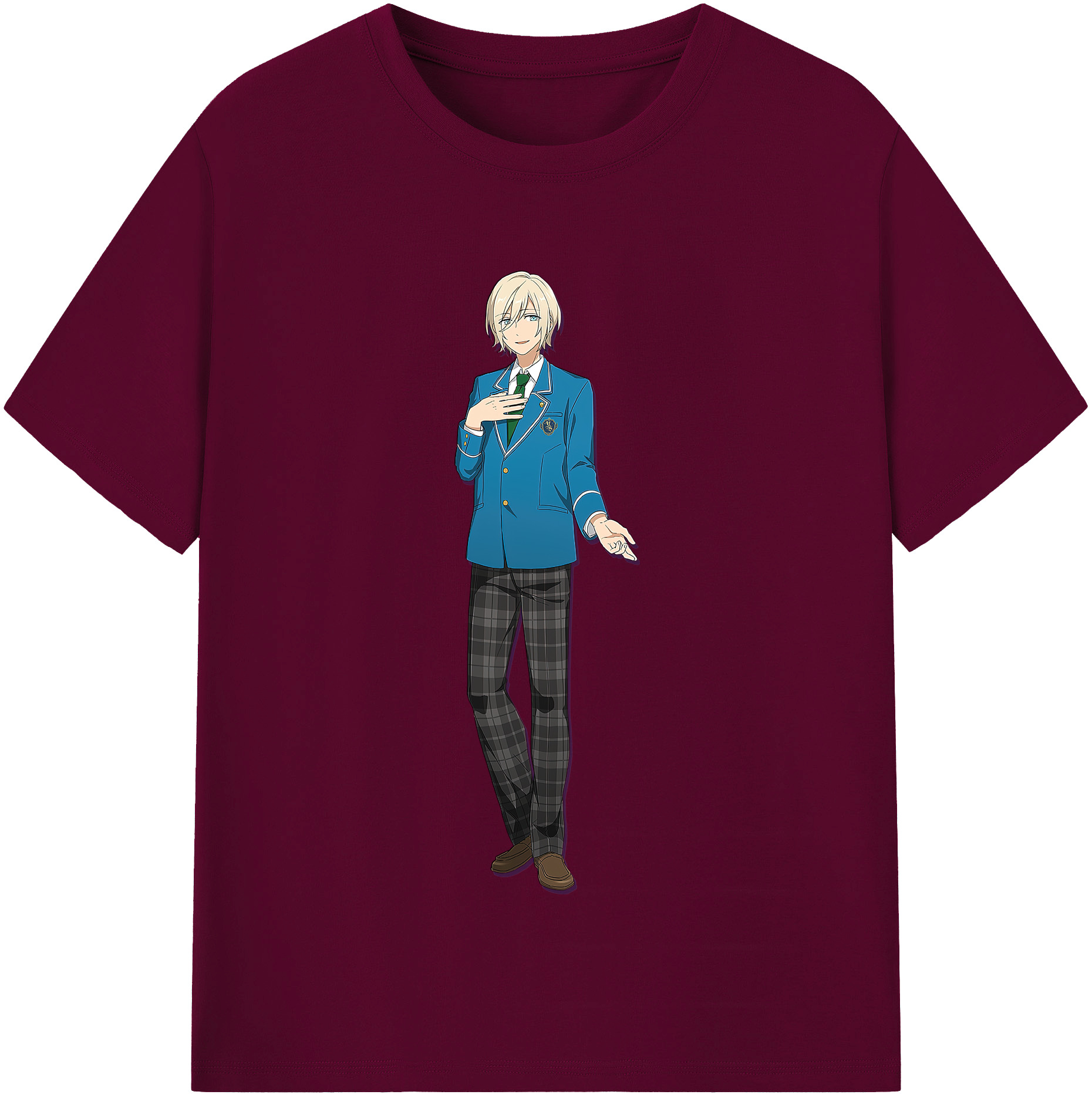 （画像用） あんさんぶるスターズ! Ensemble Stars レディースカジュアルプリントTシャツ（綿100％）